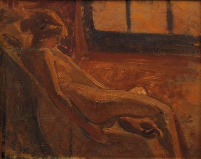 null Jean PUY (1876-1960) :
« Le Grand nu roux,
vers 1913 », hst sbg,
38 x 46 cm