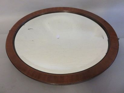 MIROIR Miroir de coiffeuse ovale. 48x60 cm