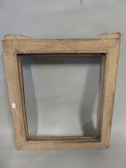 null Three-frame lever and framed pious picture (44x37.5 cm).