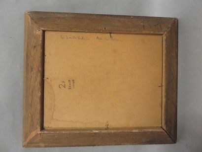 M.MACCIO "La sainte victoire", huile sur carton, sbg. 19x24 cm