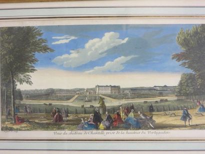 null According to Rigaud: "Views of Chantilly", three prints. 35x59 cm