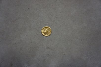 Monnaie Byzantine 
THEODOSE II (408-450): Solidus. Consantinople. 4.40g. His bust...