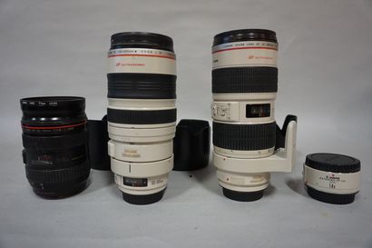 CANON Canon EOS 5D Mark II camera and three Canon zoom lenses (EF100-400mm, EF70-200mm,...