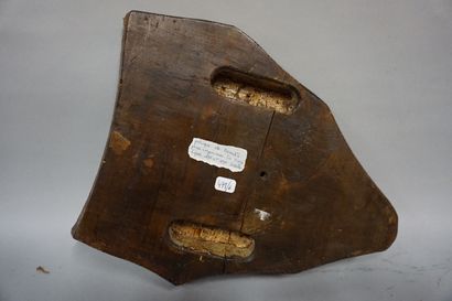 null Wooden printing plate, Lyonnais canuts. 34x27 cm