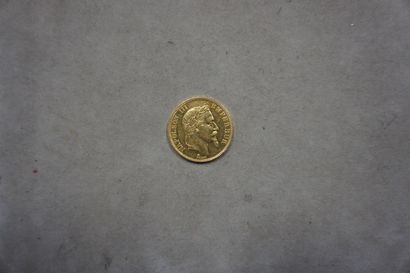 Monnaie Française 
SECOND EMPIRE (1852-1870): 100 gold francs Napoleon III. Laureate's...