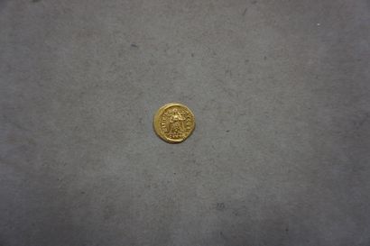 Monnaie Byzantine 
PHOCAS (602-610): Solidus. Constantinople. 4,55g. Son buste de...