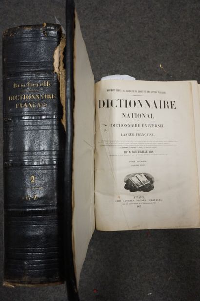 Bescherelle Dictionary in two volumes.
