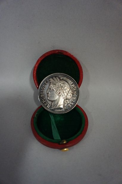 ARGENT Silver coin "concours général lycée Louis Le Grand". 39g