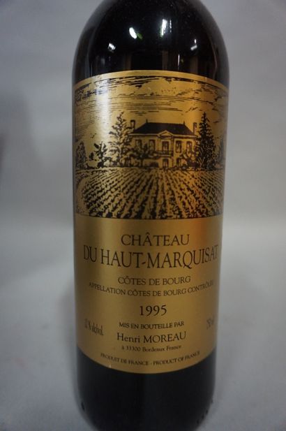 null 
Eleven bottles Château du Haut-Marquisat Bordeaux 1995.
