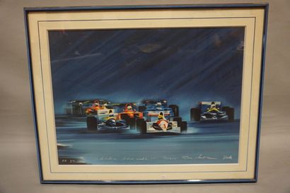 null "Car racing", artist's proof, sbd, 1/30 and autographed "If passion becomes...