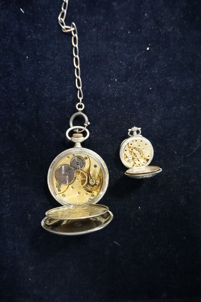 null Two pocket watches, one of which is an Omega.