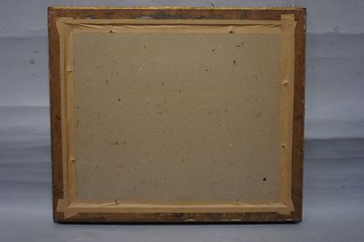 null "Meule de foin", aquarelle, sbg. 17x25 cm