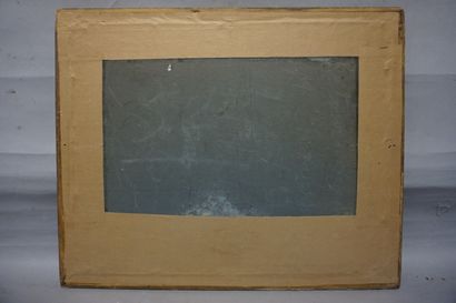 HAWKINS "Etang", aquarelle, sbd. 13,5x21,5 cm