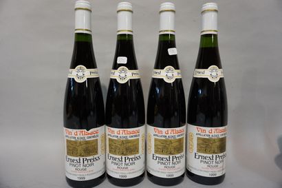 null Six bouteilles de vin : quatre Pinot noir 1999 et deux château de Haute-Serre...