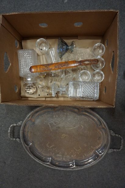 Handle metal dishes and glassware, glasses,...