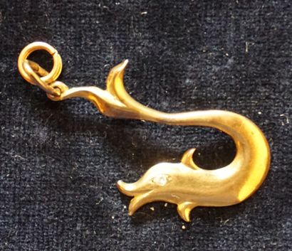 Pendentif Pendentif en or en forme de poisson (1gr)