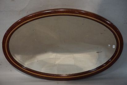 MIROIR Miroir ovale. 50x80 cm