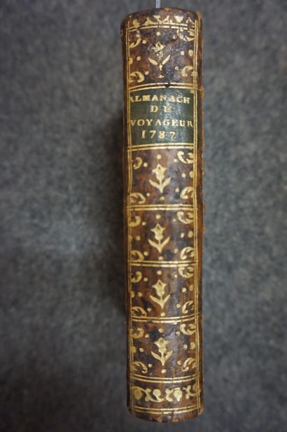 null Thierry "Almanach du voyageur à Paris", un volume, 1787.