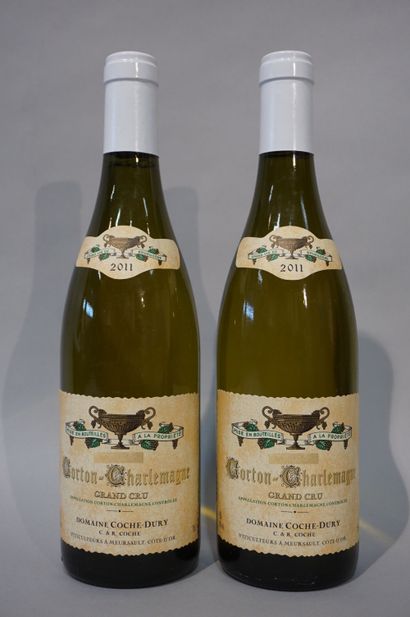 null 
2 bottles CORTON CHARLEMAGNE, Domaine Coche-Dury 2011
