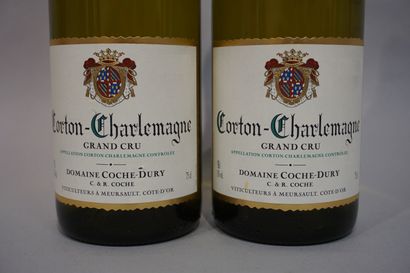 null 
2 bottles CORTON CHARLEMAGNE, Domaine Coche-Dury 2009 (1 etlt)
