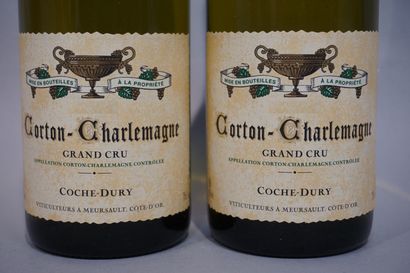 2 bouteilles CORTON CHARLEMAGNE, Coche-Dury 2014 