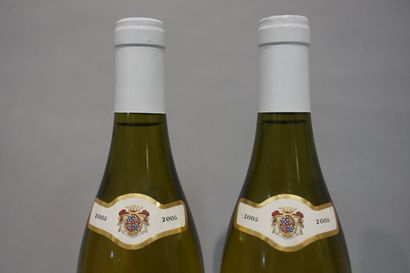  2 bouteilles CORTON CHARLEMAGNE, Domaine Coche-Dury 2005 