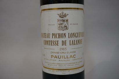  1 bouteille Château PICHON-COMTESSE, 2° cru Pauillac 1985