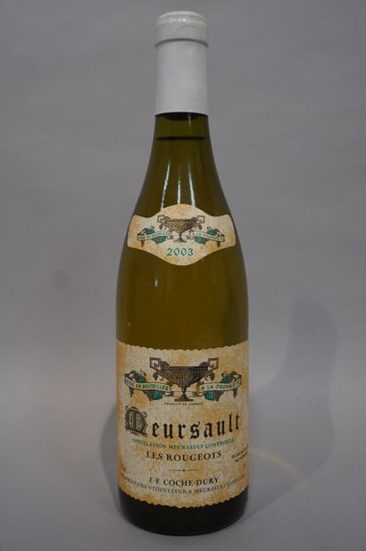  1 bottle MEURSAULT "Les Rougeots", JF Coche-Dury 2003