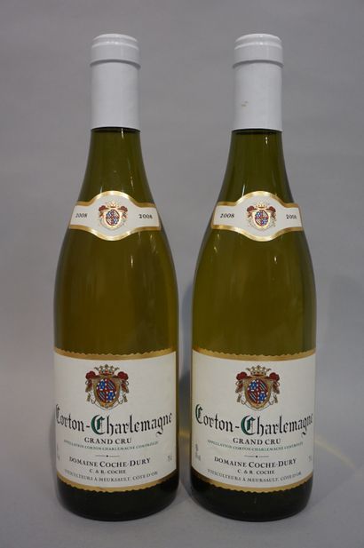  2 bouteilles CORTON CHARLEMAGNE, Domaine...