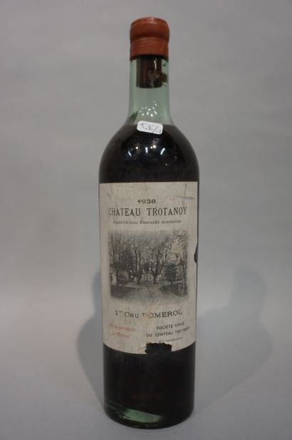 1 bouteille Château TROTANOY, Pomerol 1938...