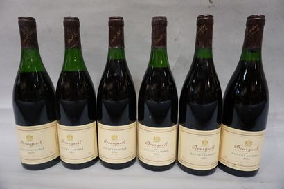 null Six bouteilles de Bourgueil Bouvet Ladubay 1990.
