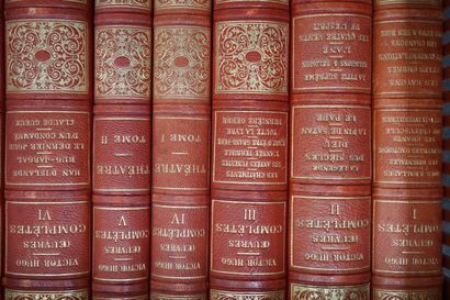 VICTOR HUGO Victor Hugo, œuvres complètes. 19 volumes.