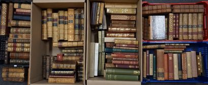 LIVRES Cinq manettes de volumes XVIIIe, XIXe et XXe (littérature anglaise et div...