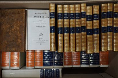 LIVRES Six manettes de livres dont Alphonse Daudet "Œuvres complètes illustrées",...