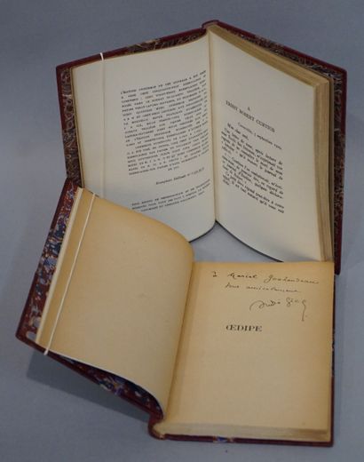  GIDE (André). Robert. Supplément à l’école des femmes. Paris, Gallimard, 1930, pet....