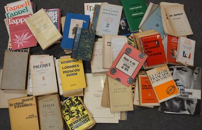 null LOT de livre brochés et reliés sur l’histoire de France de 1939 à 1974, Seconde...