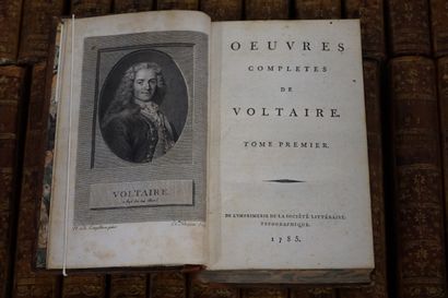 null VOLTAIRE: Complete works. S.l. (Kehl), de l'imprimerie de la société littéraire...