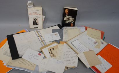 null JOUHANDEAU (Marcel). Long correspondence from Marcel Jouhandeau to Maurice Dalinval...