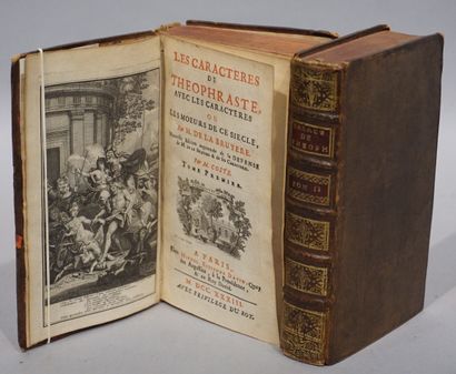 null LA BRUYERE. The characters of Theophrastus, with the characters or manners of...