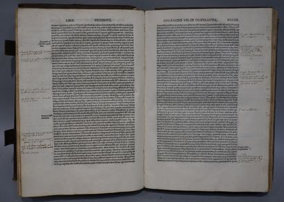 PLATO. Platonis opera a Marsilio Ficino traducta : adiectis ad ejus vitae & operum...