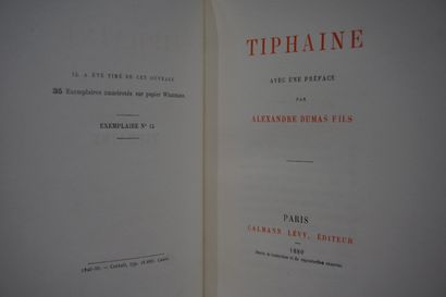 null DUMAS fils (A.) - BARBE (B.). Tiphaine. Avec une préface de Alexandre Dumas...