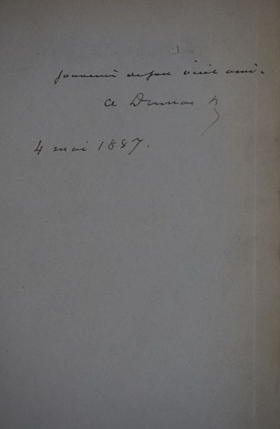 null DUMAS fils (A.). Clémenceau case. Mémoire de l'accusé. Paris, Lévy,1866, in-8,...