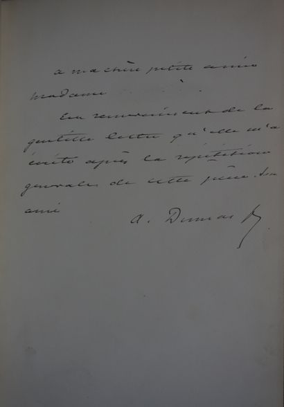 null DUMAS fils (A.). Francillon. Play in three acts. Paris, Calmann-Lévy, 1887,...