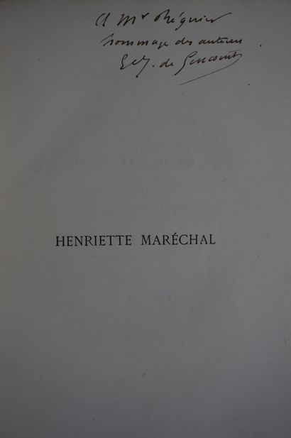 null GONCOURT (Edmond & Jules de). Henriette Maréchal. Drame en 3 actes en prose....