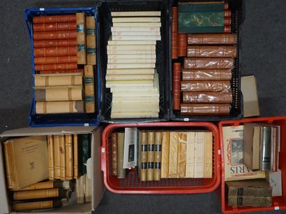 null LOT de 6 caisses : Littérature, la Pléiade, collection bibliothèque rouge, œuvres...