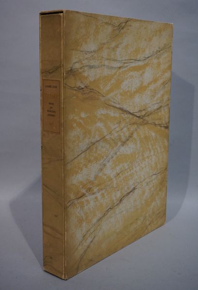 null GIDE (A.) - ANDREU (Mariano). Thésée. Paris, Gallimard, 1927, in-4, en feuilles...