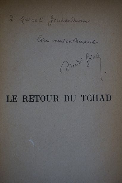 null GIDE (André). Le retour du Tchad, suite du voyage au Congo. Paris, Gallimard,...