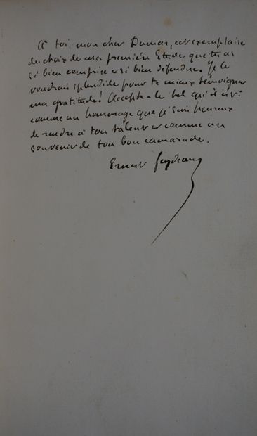 null FEYDEAU (Ernest). Fanny. Etude. Paris, Amyot, 1858, in-8, plein mar. vert janséniste,...