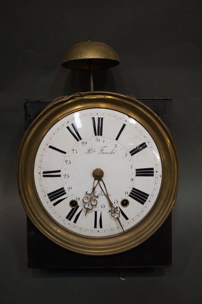 null Mouvement d'horloge, cadran Bte Fauché à St Savin. 44x30x16 cm