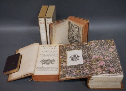 null Six volumes: deux La Pléiade "La comédie humaine", "Almanach du commerce, 1815",...